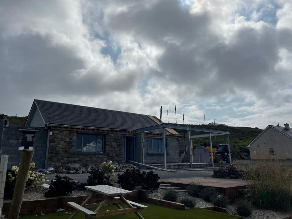 Renovated home nearing completion